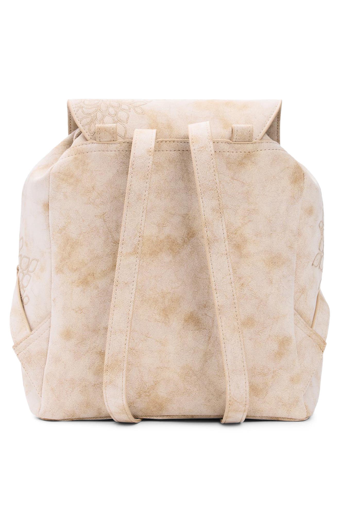 Desigual Mini Floral Embroidered Convertible Backpack, Alternate, color, 