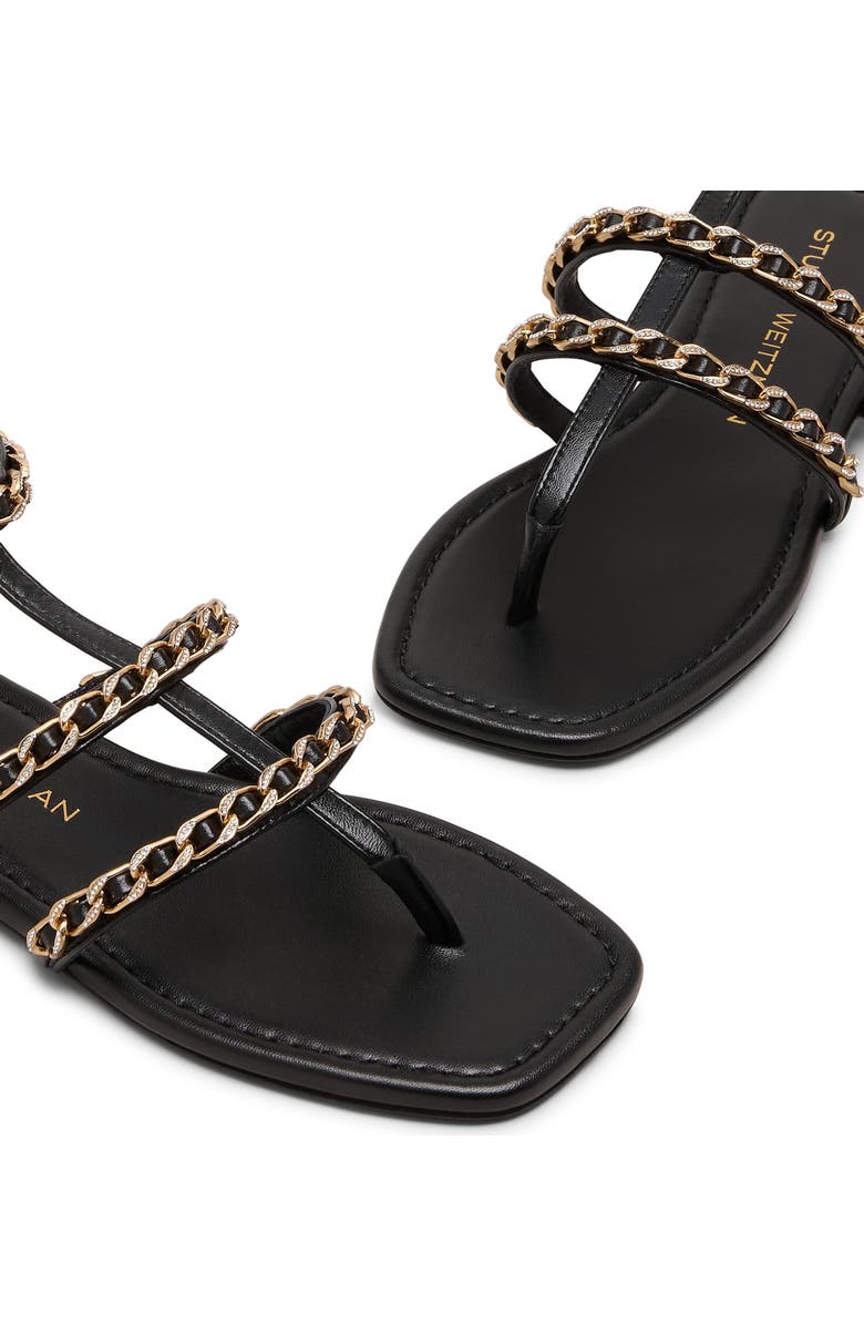 Stuart Weitzman Soluxe Crystal Sandal, Alternate, color,