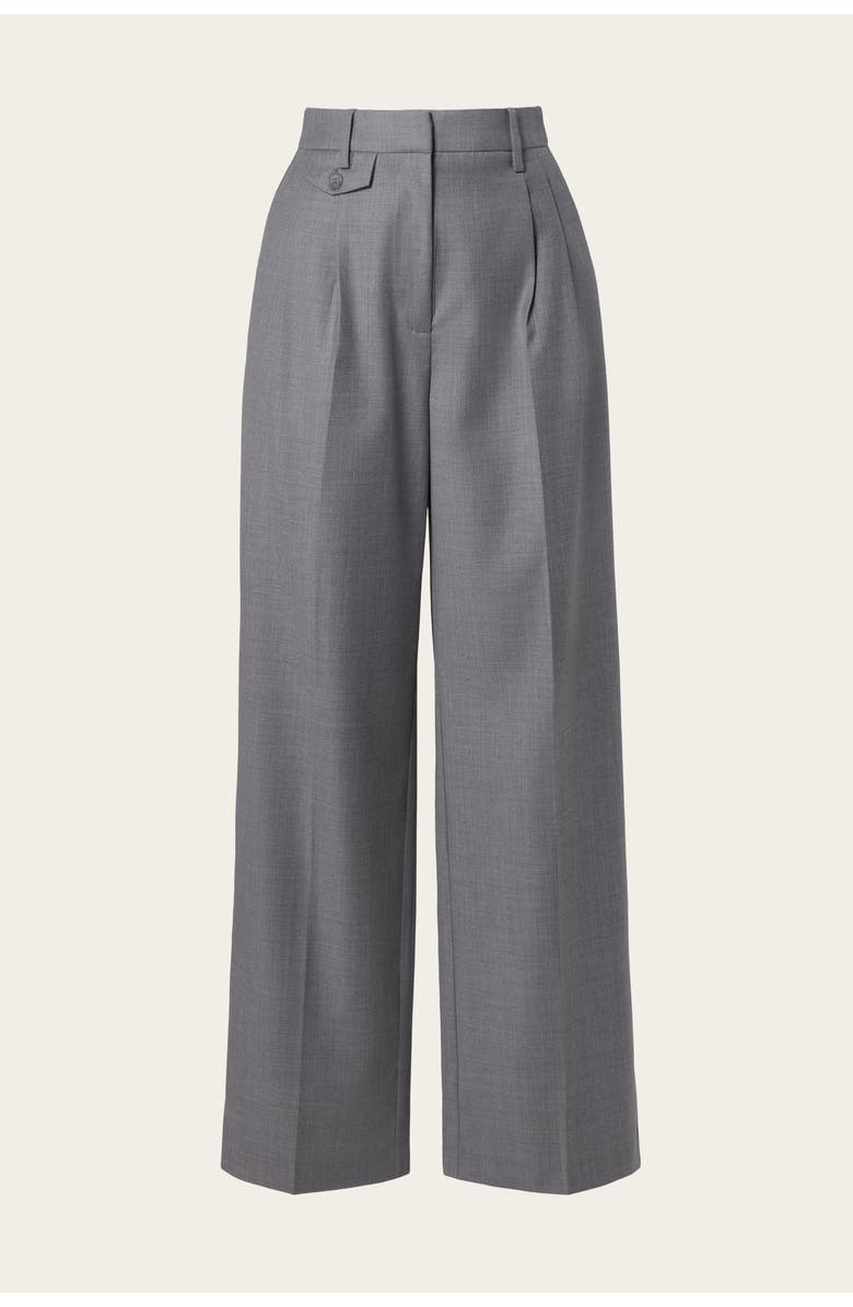Malina Yana Tailored Wide Pants, Alternate, color, Grey
