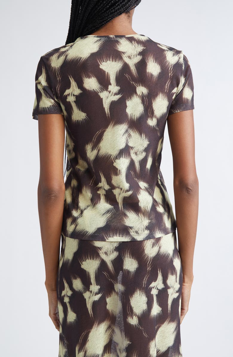 Siedrés Arden Print Mesh Top, Alternate, color, Ivory Multi