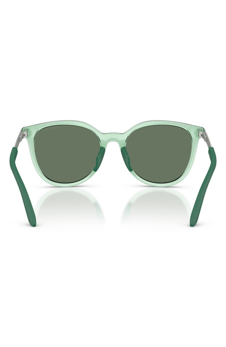 Emporio Armani Kids' 49mm Cat Eye Sunglasses, Alternate, color, Shiny Green / Dark Green