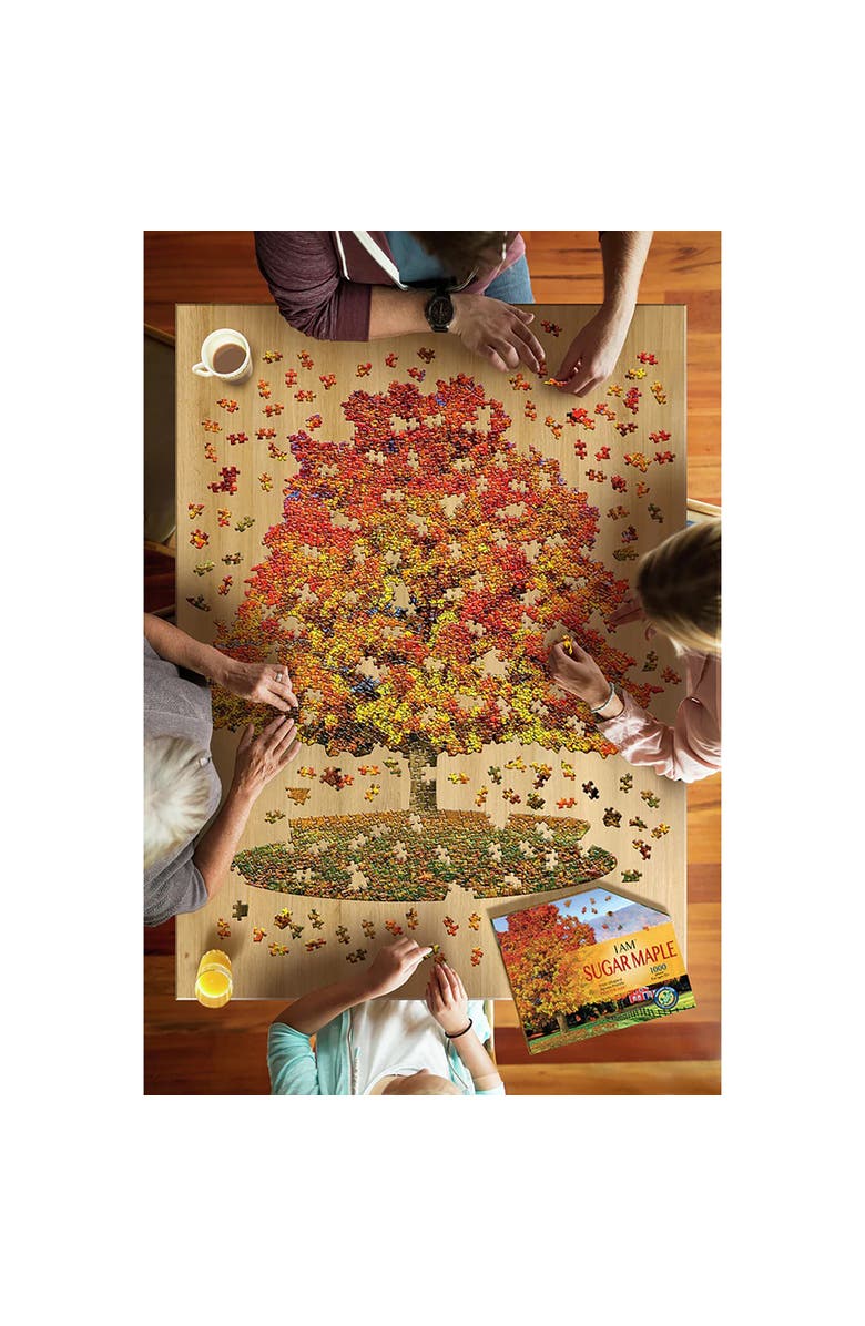Madd Capp I Am Sugar Maple 1000 Piece Tree Shaped Jigsaw Puzzle, Alternate, color, Multicolored