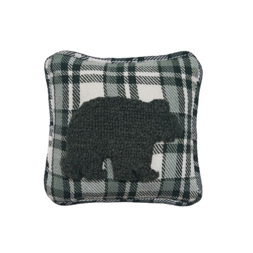 C & F Home C&f Home Bear Throw Pillow, 8" X 8" In Green