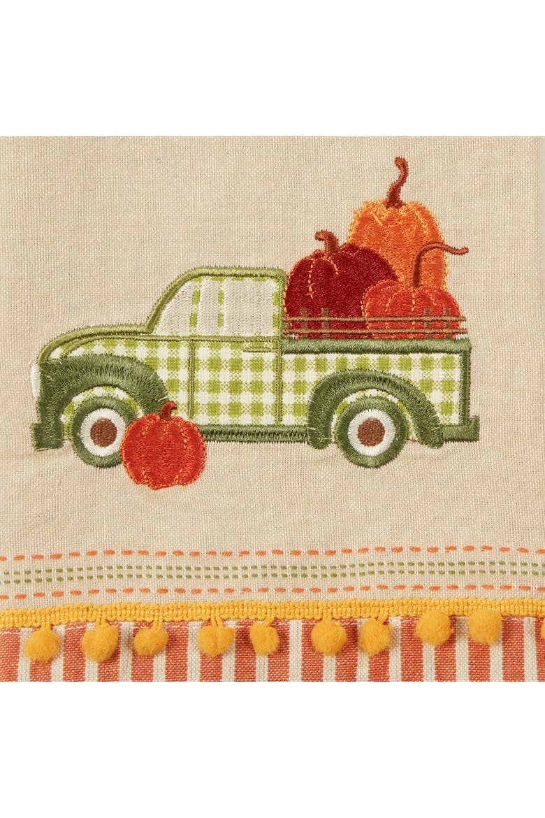 Pumpkin Patch Truck Assorted Dishtowel Set/3, Alternate, color, Pumpkin Truck