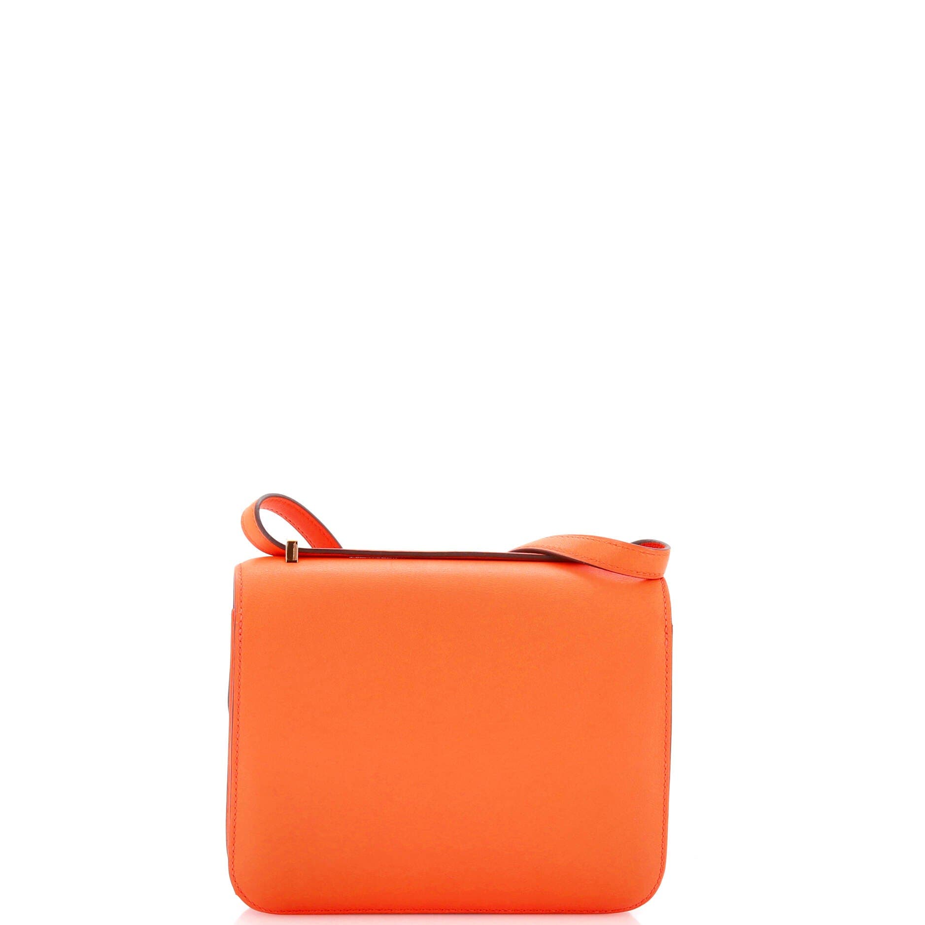 Pre-Owned Hermes Constance Bag Swift 18, Alternate, color, Orange Poppy