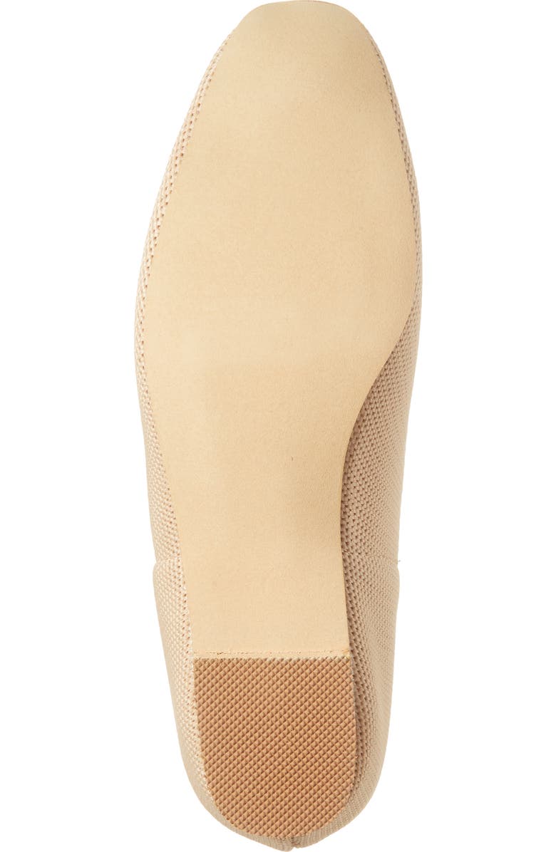 Tahari Hidden Wedge Knit Flat, Alternate, color, Natural