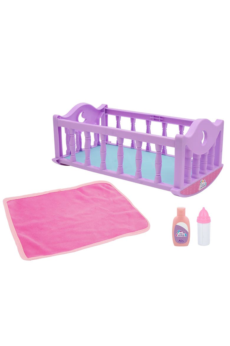 Crib Time Fun 12" Doll Playset, Alternate, color, Multicolored