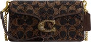 COACH Tabby 19 Crystal Signature Suede Leather Crossbody Bag