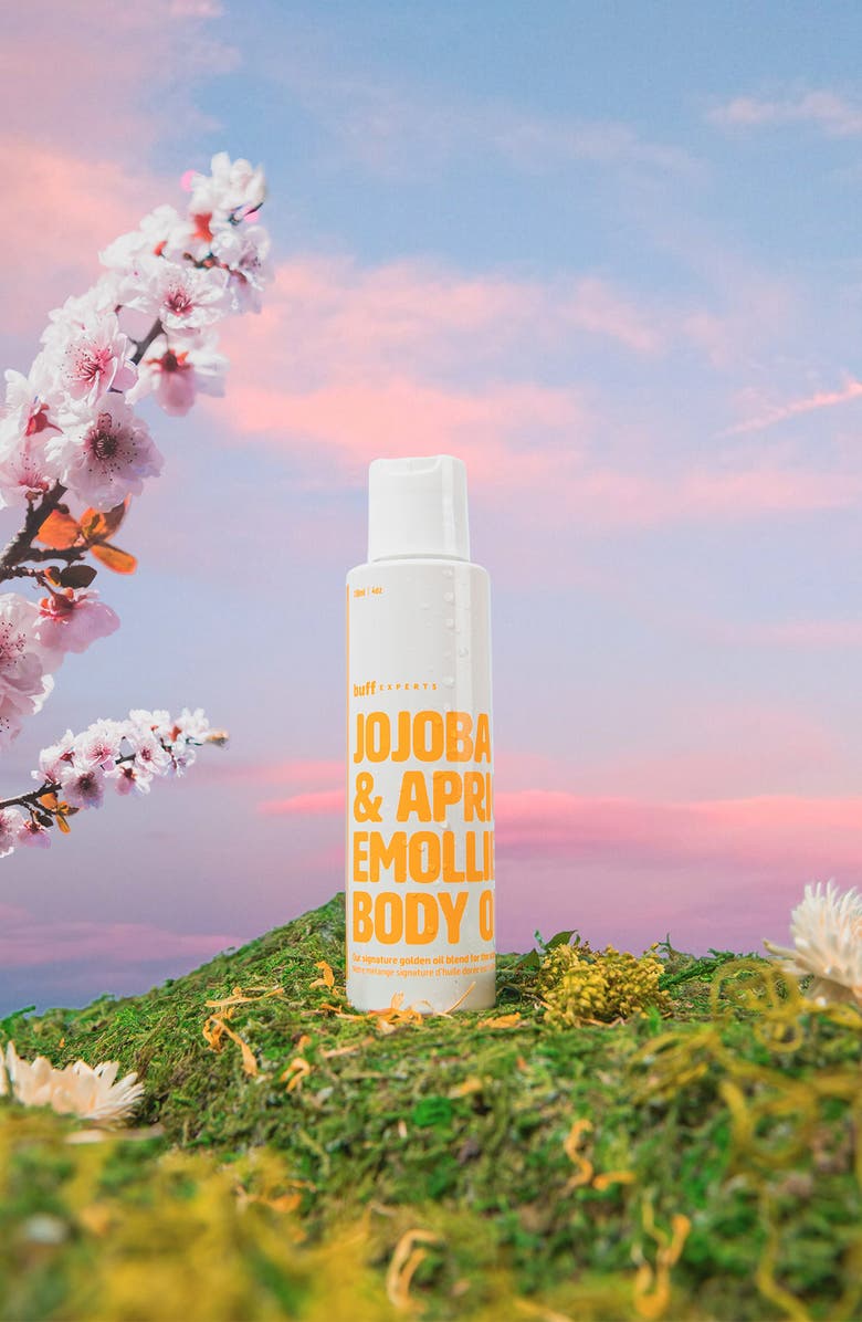 Buff Experts Jojoba & Apricot Emollient Body Oil, Alternate, color, 