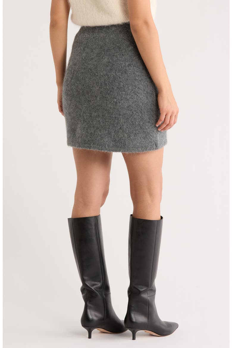 Suri Alpaca Blend Skirt, Alternate, color, CHARCOAL