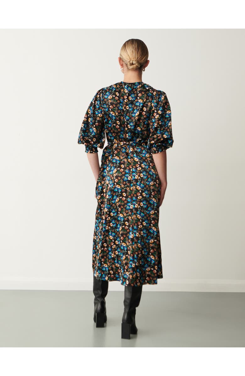 Finery London Kiera Floral Midi Dress, Alternate, color, Ditsy Floral