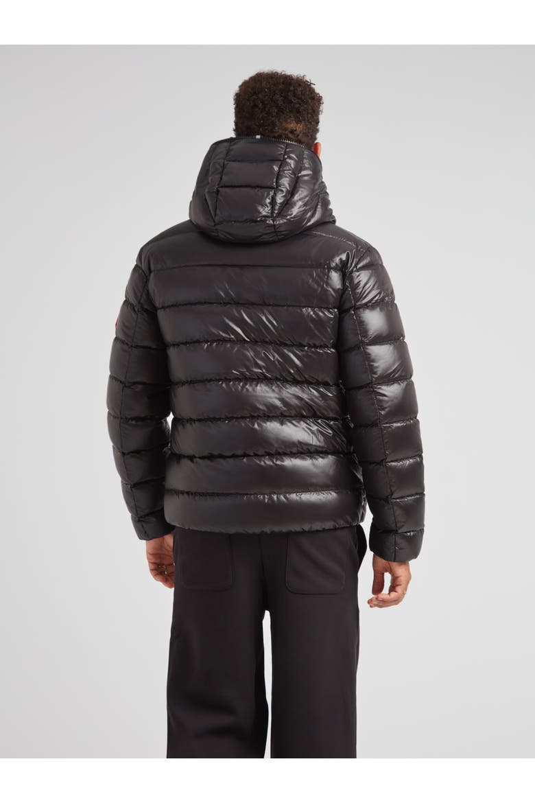 R4D Tramline Hooded Puffer Jacket, Alternate, color, BLACK LUX