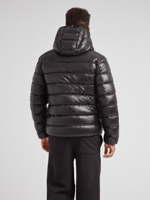 Jack1t R4d Tramline Hooded Puffer Jacket In Black