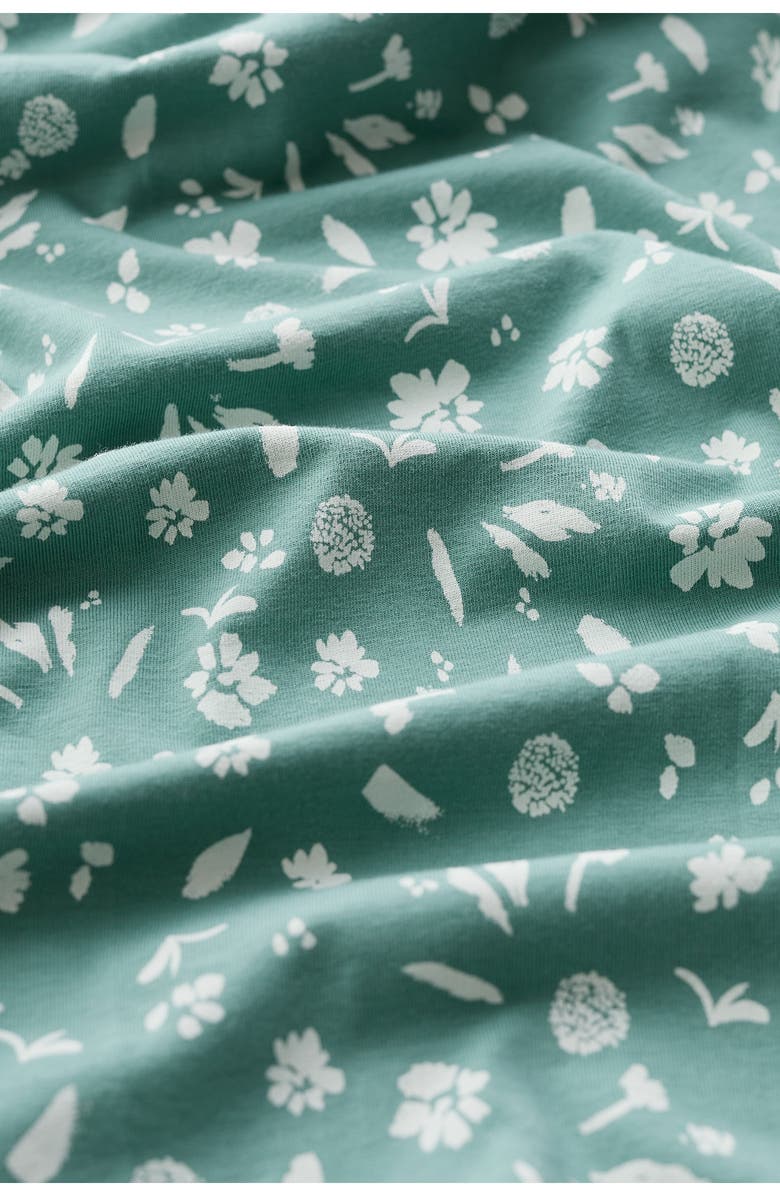 Seasalt Cornwall May Apple Floral Stretch Cotton Maxi Dress, Alternate, color, Sea Spray Floral Sardine