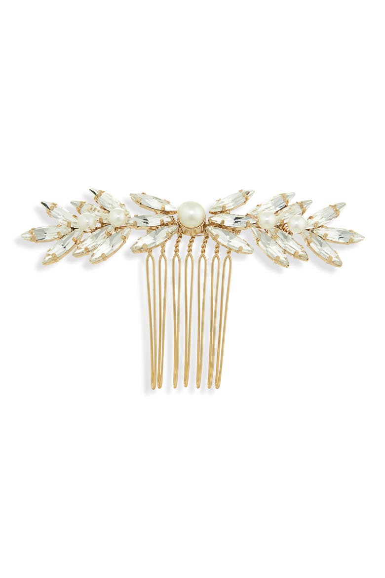 Gemma Hair Comb (Nordstrom Exclusive), Main, color, GOLD