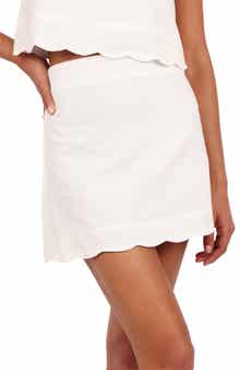 Petal & Pup Wendie Scallop Miniskirt