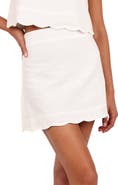 Petal & Pup Wendie Scallop Miniskirt