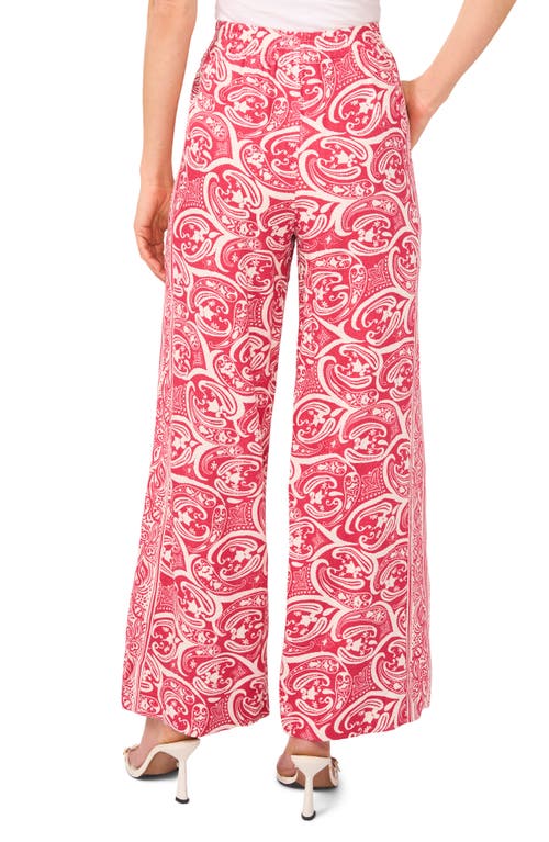 1.state Smocked Waist Wide Leg Pants In Purple