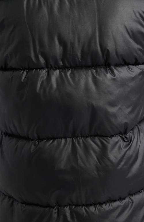 Sam Edelman Puffer Coat With Removable Hood In Black