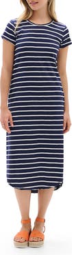 Hatley Stripe Jersey Midi Dress