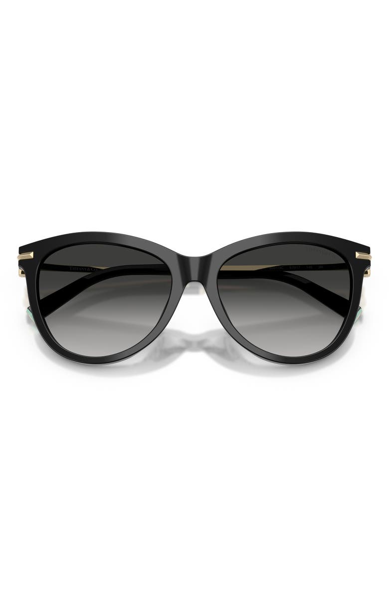 Tiffany & Co. 57mm Gradient Phantos Sunglasses, Alternate, color, Black / Grey Gradient