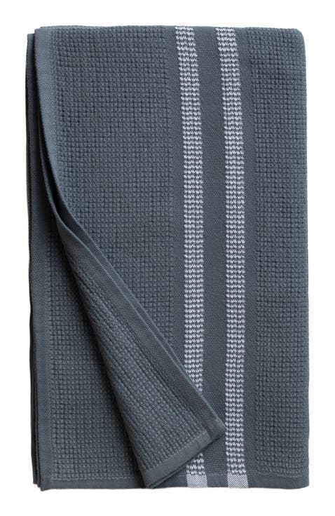 Organic Block Rib Bath Towel