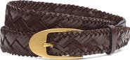 rag & bone Gemma Woven Leather Belt