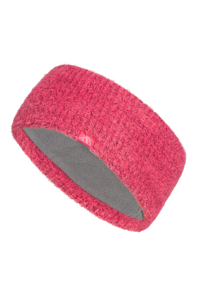 Fuzzy Headband, Main, color, POWER PINK/ MAROON/ WHITE