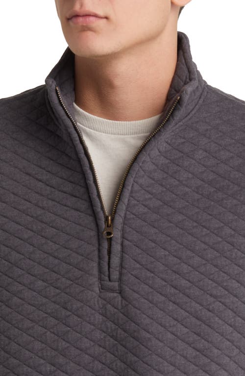 Billy Reid Half Zip Sweatshirt In Gray