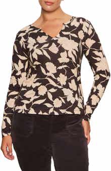 Perfect Notch Print Long Sleeve T-Shirt