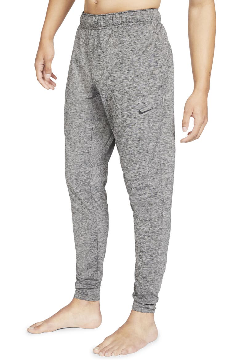 Transcend Dry Yoga Training Pants, Main, color, BLACK/ HEATHER/ BLACK