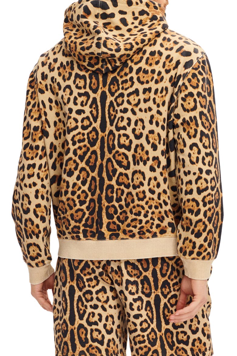 Rex Leopard Print Hoodie, Alternate, color, LEOPARD PRINTED