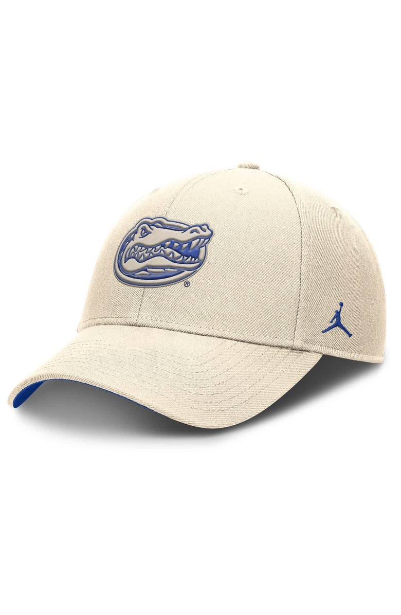 Jordan Brand Men's Jordan Brand Natural Florida Gators Rise Primetime Performance Trucker Adjustable Hat, Main, color, Natural