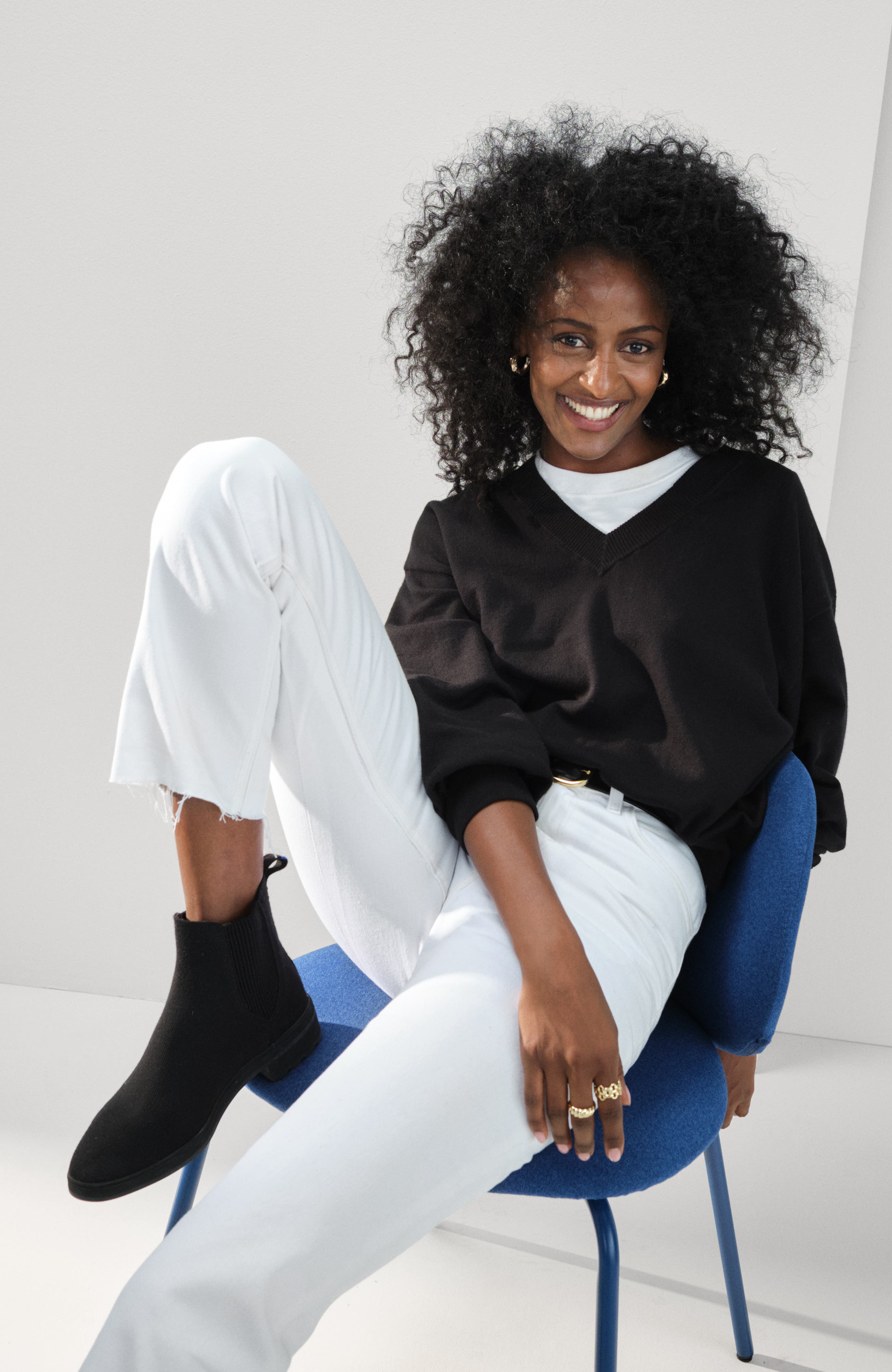 Rothy's The Lug Boot, Alternate, color, Onyx Black