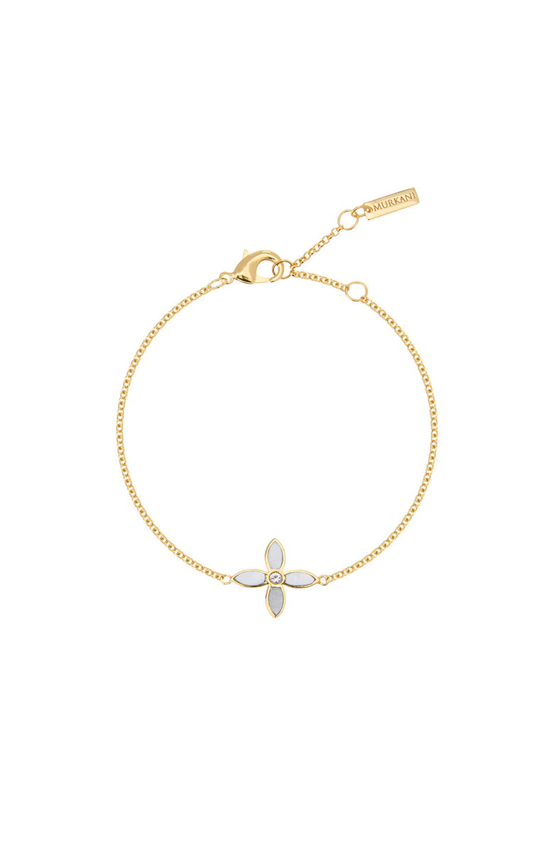 Murkani Desert Flower Bracelet, Main, color, Yellow Gold