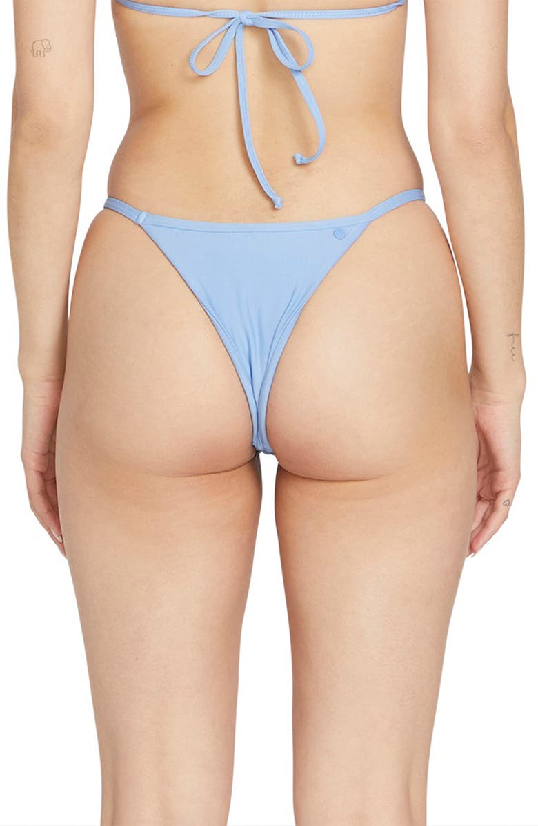 Volcom Simply Seamless Tiny Bikini Bottoms, Alternate, color, Coastal Blue