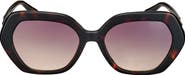 GUESS 55mm Gradient Round Sunglasses