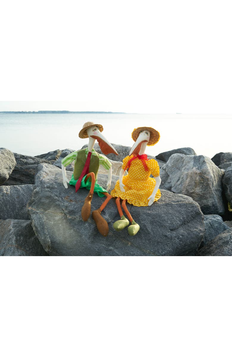 Gallerie II Moby Pelican Doll, Alternate, color, Green