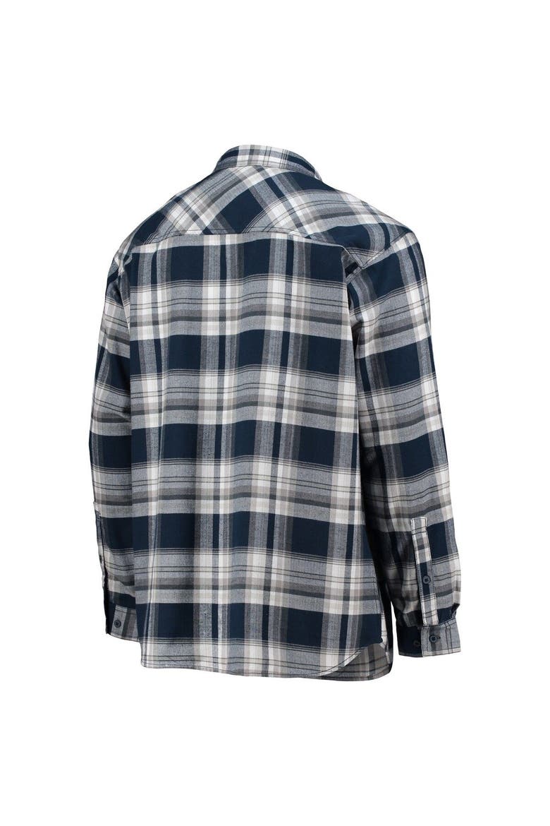 Men's Columbia Navy/White Dallas Cowboys Flare Gun Omni-Wick Button-Up Long Sleeve Shirt, Alternate, color, Navy