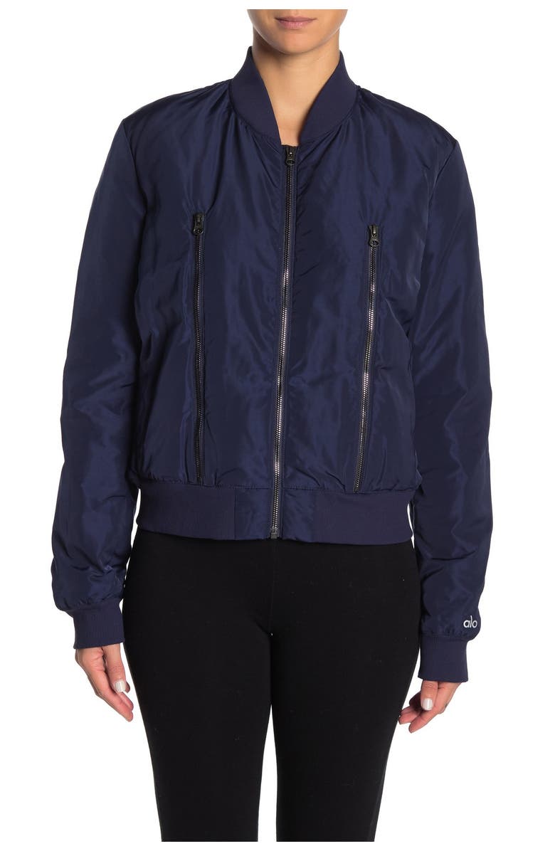 Alo Off Duty Bomber Jacket, Alternate, color,