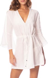 Maaji Linen Cover-Up Minidress