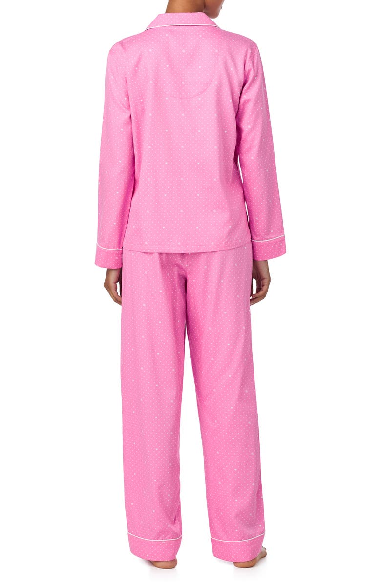 Lauren Ralph Lauren Print Cotton Blend Pajamas, Alternate, color, Pink Print