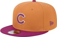 New Era Men's New Era Brown/Purple Chicago Cubs Color Pack Two-Tone 9FIFTY Snapback Hat