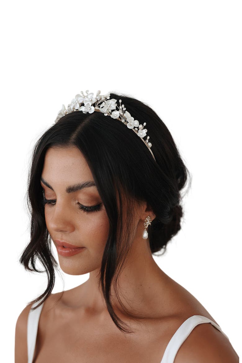 Josephine Crystal Tiara, Alternate, color, Gold