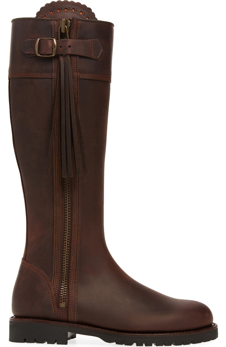 Penelope Chilvers Standard Tassel Knee High Boot, Alternate, color, Conker