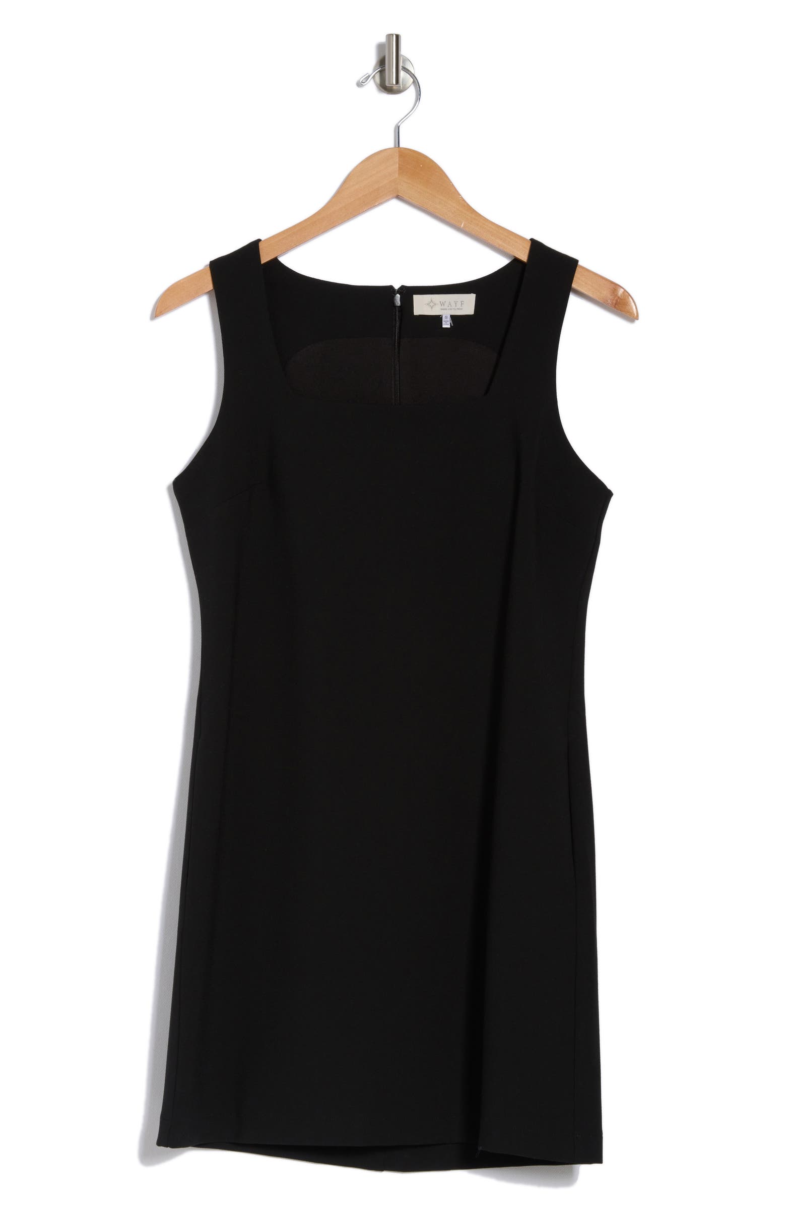 WAYF Square Neck Sleeveless Minidress | Nordstromrack