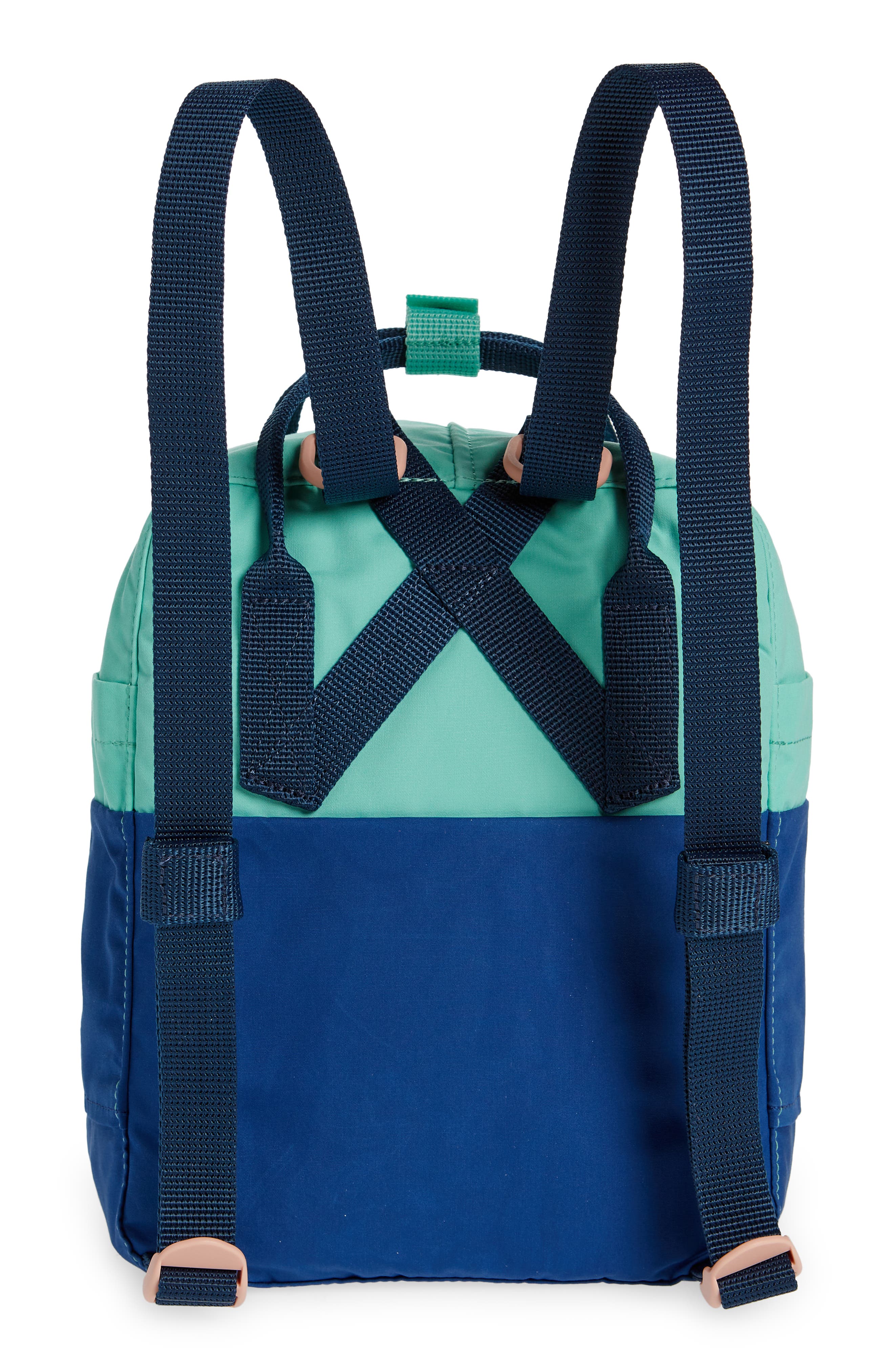 Kånken Art Mini Backpack, Alternate, color, COAST LINE-SKY