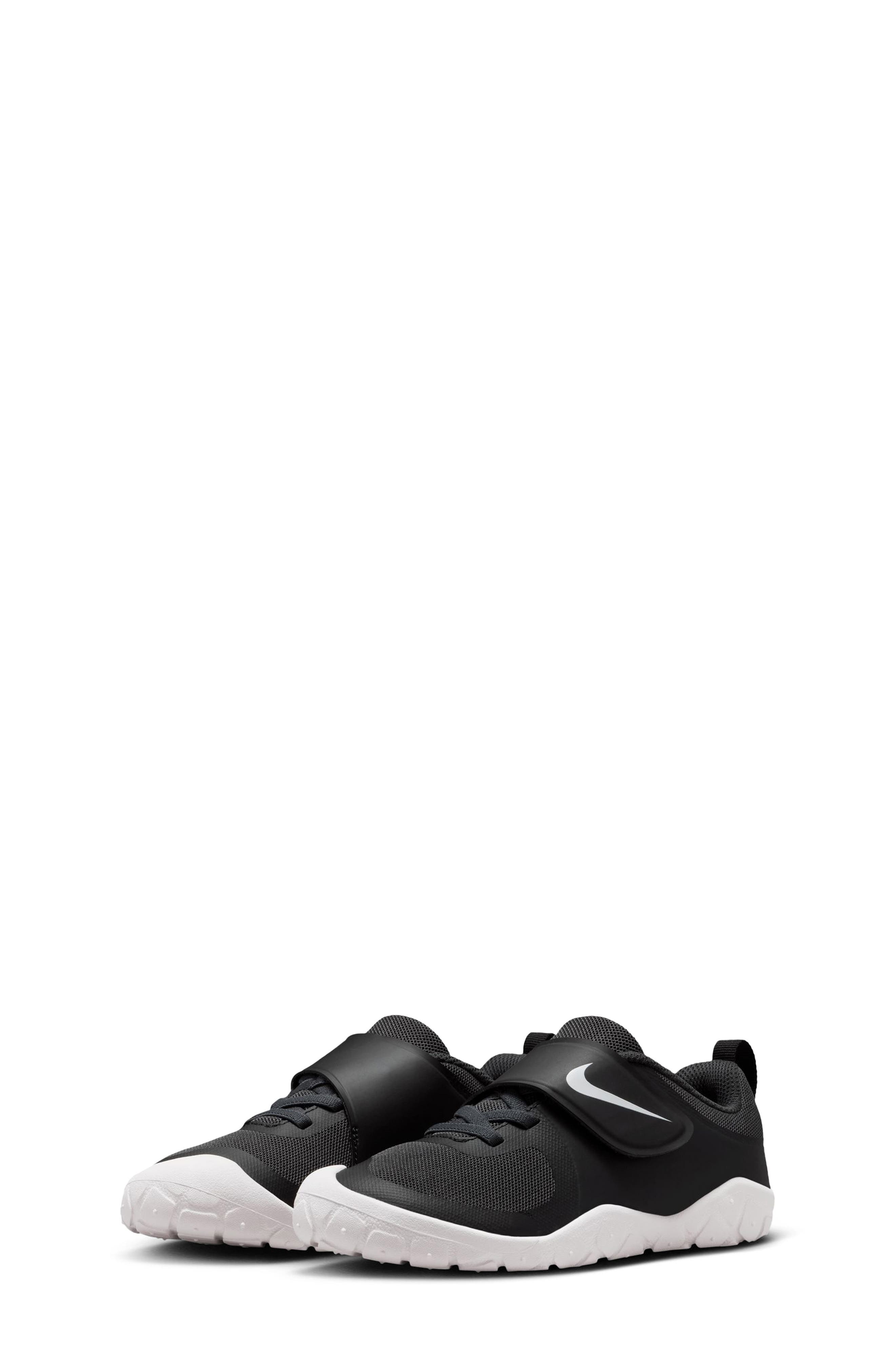 Nike Kids
 Swoosh 1 Essential Sneaker, Main, color, Black/ White/ Anthracite