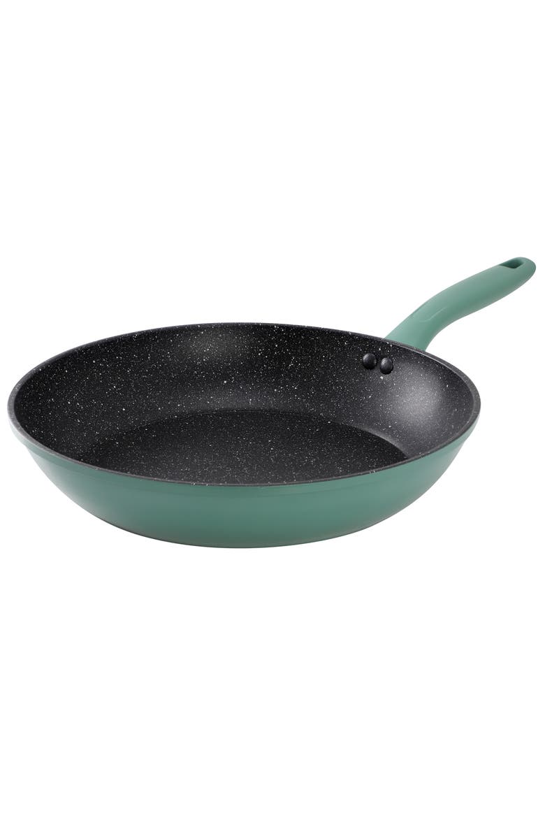Barnsdall 12in Nonstick Aluminum Frying Pan in Green, Main, color, Green