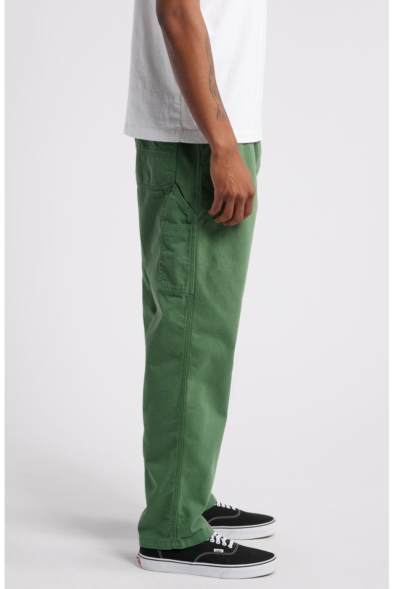 Flint Straight Leg Twill Pants, Alternate, color, DUCK GREEN GARMENT